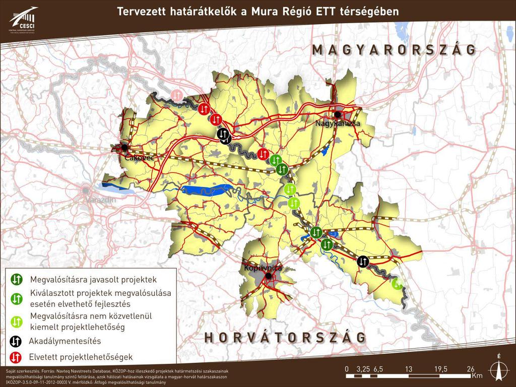 hídként/kompként, hanem szárazföldi közúti összeköttetésként (lásd Gyékényes Kotoriba vagy Zákány Kotoriba) létesülhetnek.