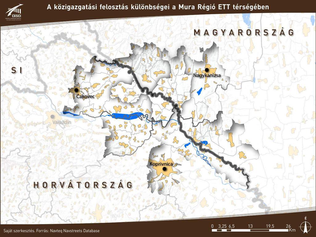 3.1 Demográfiai adottságok, szociális helyzet A vizsgált terület népességének földrajzi eloszlása viszonylag heterogénnek mondható, a skála két végpontját a 100 fős népességet el nem erő