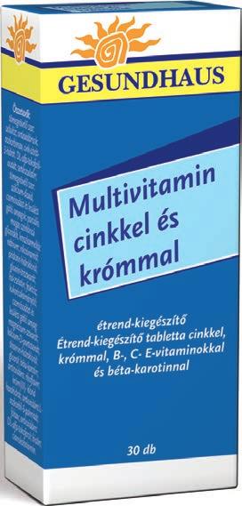Figyelmeztetés: Az étrend-kiegészítô fogyasztása nem helyettesíti a kiegyensúlyozott, vegyes étrendet és az