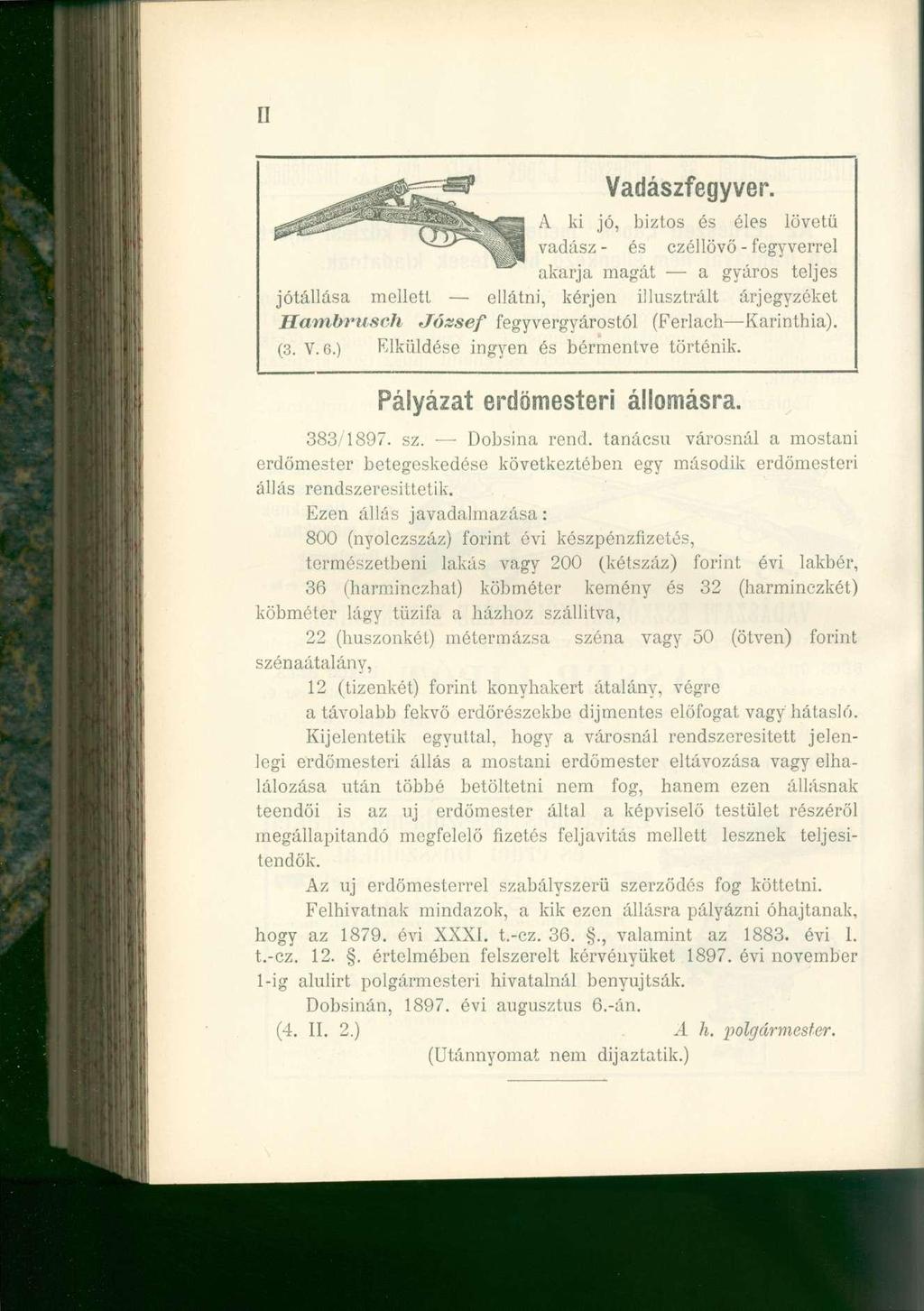 ÍI Vadászfegyver.