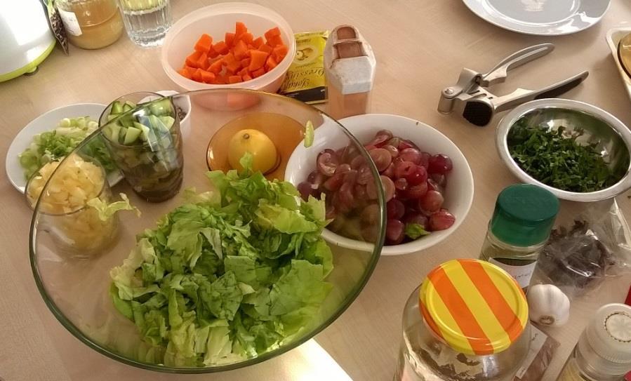 ábra: Sütőtökös recept alapanyagai Forrás: Egészségfejlesztési programelem,