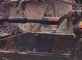 A hídért folyó harcban a szakaszparancsnoki T 80BV harckocsi tornya egy ellenséges RPG gránát becsapódásakor megsérült. Megrongálódott a toronyforgató mechanizmus, az irányzó megsérült. A 133.