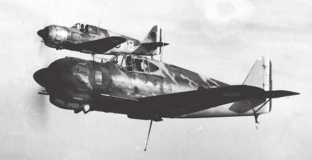 Haditechnika-történet 8. ábra. Francia Morane Solnier MS 406-os vadászrepülőgép.