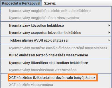 Ezután adjuk ki a parancsot,