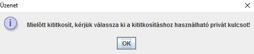 Válasszuk ki a következő párbeszédablakban a "Kiválaszt"