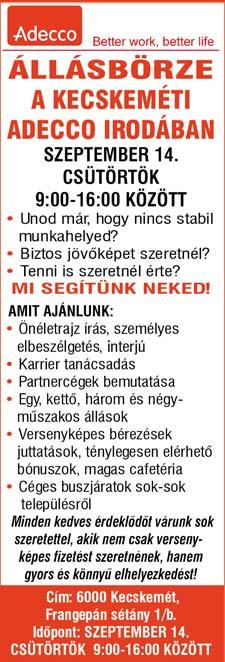 06-70/354-9321 GYŐR-Moson-Sopron megyei autóipari nagyvállalatokhoz keresünk betanított dolgozókat öszszeszerelői munkakörbe.