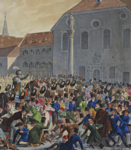 II. Lajos arany koronázási emlékérmének hátlapja, 1508 koronázás