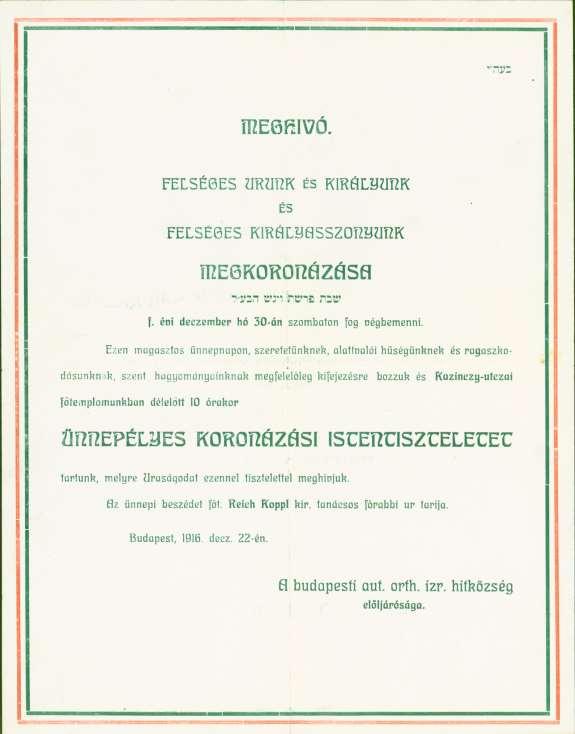 alátámasztásaként és az új idők által igazolt haladás jeleként értelmezte. 443 Ez a tendencia már Ferenc József gyászistentiszteletei körül megjelent az Egyenlőségben.