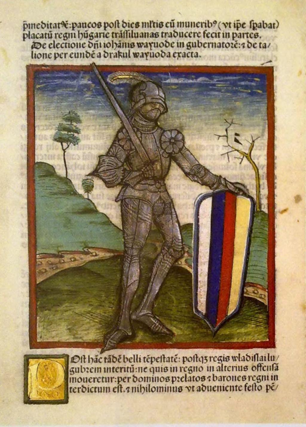 Hunyadi János képmása a Thuróczy-krónikából, 1488 A keresztény sereg november 22-én foglalta el Pirotot, majd a hónap végén bevonult Szófiába.
