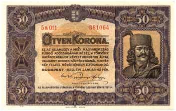 is. 834. 200 Korona (1918) P.: 30 Ad.: K31B RR!
