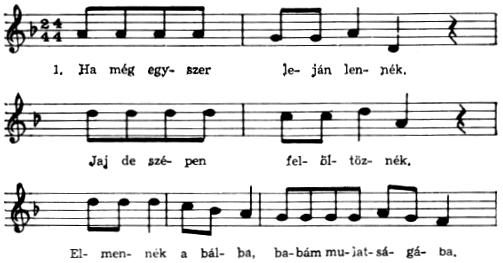 Ba bám ne bú sulj! 3. A magyros (lassú csárdás). 1.