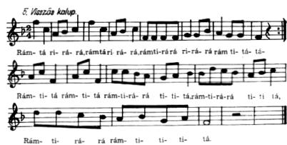 Rám-ti rá ri rá rá ri-rá-rá rá rám-ti-rá ri-rá-rá rá-ri-rá-rá. 5.