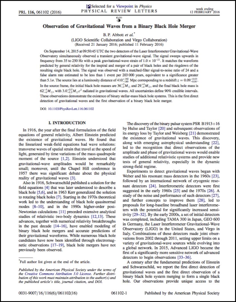 A GH detektálása [2] Lézer interferométerrel [a] LIGO (Laser Interferometer Gravitational-Wave Observatory) - két