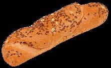 GLUTÉNMENTES TERMÉKEK (FAGYASZTOTT) Gluténmentes sokmagvas zsemle LL 70 g 80x70 g 18%