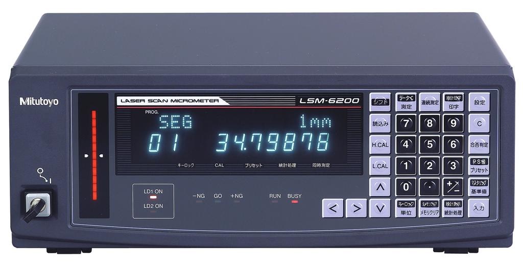 Laser Scan Mikrométer kijelző egység Sorozat 44 LSM-6200 nagypontosságú lézeres mérőrendszer a nagysebességű érintésmentes mérés ideális eszköze.