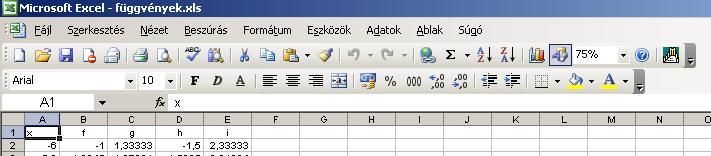 Excel-matek Többször el fordult velem, hogy matematikai jelleg problémám akadt, amelynél nem volt szükség a megoldás levezetésére, csak magára a megoldásra.