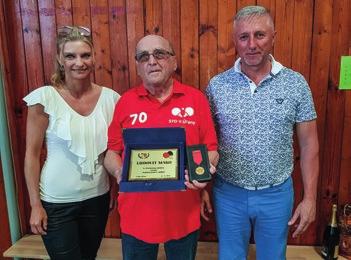 22 ǀ 2/2018 VEĽKOÚĽANSKÝ OBZOR Športové okienko Sportablak V krátkosti o športe Blahoželáme Do športového života našej obce patria aj takí ľudia, ktorí sú živými legendami.