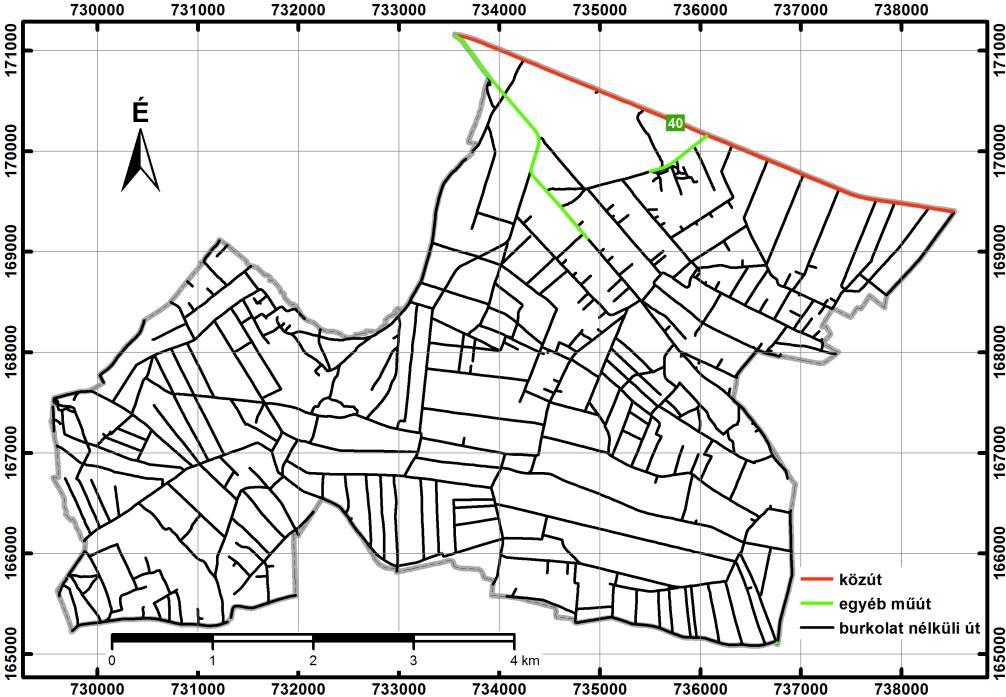 4.4.2.3. Mesterséges felszínek A Tiszakürt-Bogaras homokvidéken vasút nem halad keresztül, a 146. sz.
