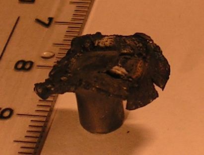 A 7,62 x 39 (43M) acél magvas (PSZ) lőszer csúcsa jelzés nélküli, a lövedéktest belsejében az edzett acélmag 20 mm hosszú, 5,9 mm átmérőjű, melyet egy antimon-óloming és egy acélköpeny vesz körül.
