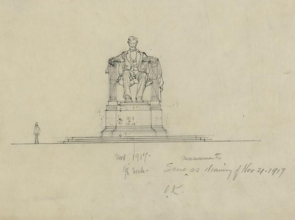 Az emlékmű alkotói Bár sokan vettek részt a Lincoln-emlékmű tervezésében és építésében, ezek közül a legjelentősebb Henry Bacon építész, Daniel Chester French szobrász és Jules Guerin festő.