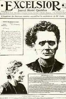 M. Curie első - Becquerellel és