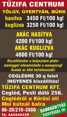 Érdeklődni lehet hétköznap 17 órától +53 375 200 200 négyszögöl építési telek eladó Cegléden. +36 30 739 6702 TÁPIÓSZŐLŐSÖN 100 nm 3 szobás családi ház 1200 nm telken eladó 6.