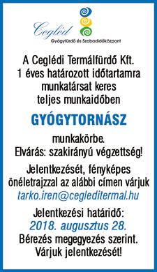 Elvárás: ügyfélcentrikusság, kereskedői véna. Jelentkezés fényképes önéletrajzzal: kereskedocegled@ gmail.com ALBERTIRSAI gumis műhely keres hosszú távra munkatársat.