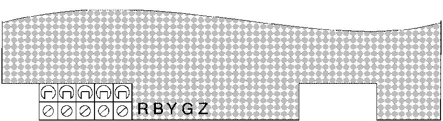 Tűz zóna vezetékezése - 2 vezetékes füstérzékelők A PGM2-öt 2 vezetékes tűz zónaként az alábbi rajz szerint kell vezetékezni (A teljes leírás az 5.2 fejezetben található).