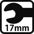 TL-FC18 8mm-es imbuszkulcs Hatszögletű