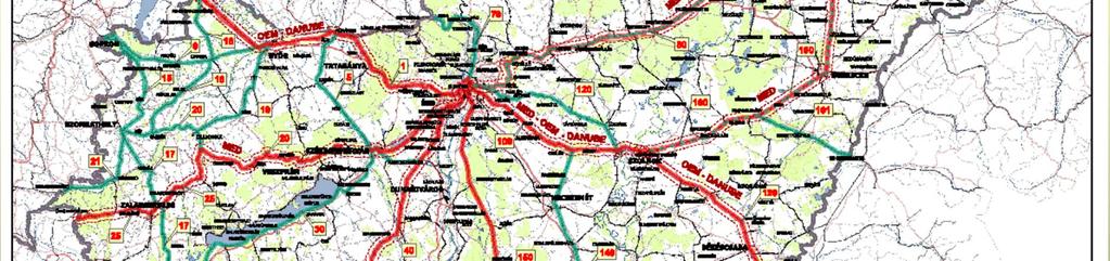 TINA (Transport Infrastrukture Needs Assassment - Közlekedési Infrastruktúra Igényeinek Értékelése) 1995-ben bécsi
