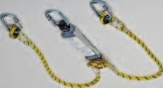 kétágú, 3 x 19 mm-es biztonsági horog 10114333 Sure-Stop EN rögzítőkötél, Expanyard stílus, kétágú, 1 x 19 mm-es biztonsági horog, 2 x 52 mm-es karabiner MSA Workman rögzítőkötelek Az MSA Workman