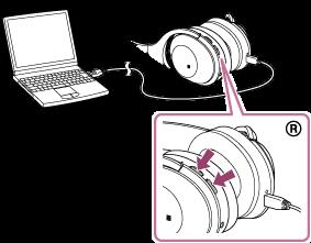 A headset alaphelyzetbe állítása Ha a headset nem kapcsolható be, vagy nem működtethető annak ellenére, hogy be van kapcsolva, csatlakoztassa a headsetet egy bekapcsolt számítógéphez a mellékelt