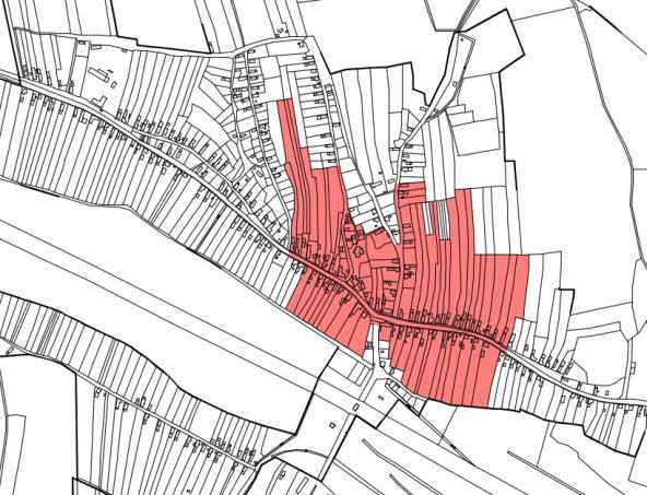 Történeti településközpont Koppányszántó történeti településközpontját a Templom tér körül összpontosuló intézményi épületek, és az itt