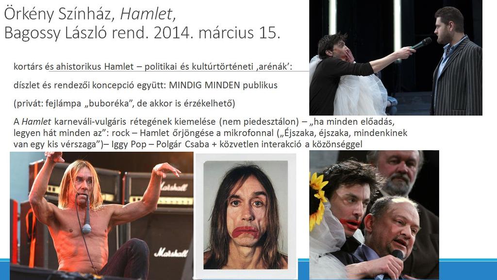 Nézőtér stadion, politikai gyűlés, színház, rockszínpad? Az előadás egyik legmarkánsabb hatáseleme a színpadkép.