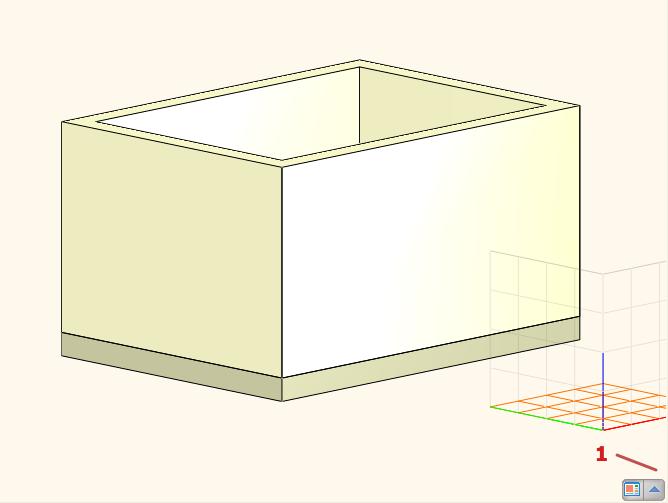 4. Lecke: Konyha tervezés - Bútorvarázsló 7 4.2.3. A mennyezet elkészítése Továbbra is az alaprajzi ablak legyen aktív. Készítse el a mennyezetet: Oldalmenü - Épület Mennyezet.