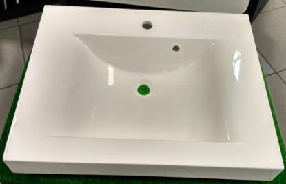 MOSDÓ 56 X 38 Beépíthető porcelán mosdó 52 x 44 72832