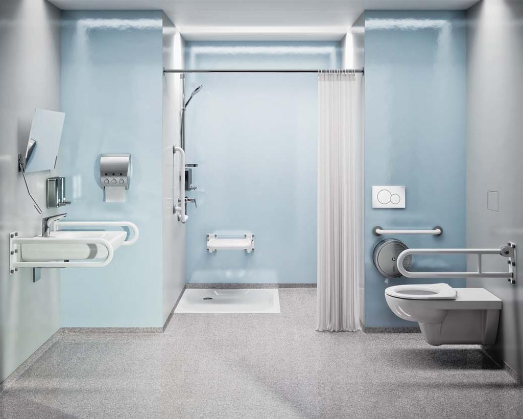 Nova Pro Bez Barier korlátok nélküli komfort A mozgássérült, mozgáskorlátozott, illetve idősebb embernek is szüksége van olyan fürdőszoba berendezésre, melynek köszönhetően nem szorul rá más