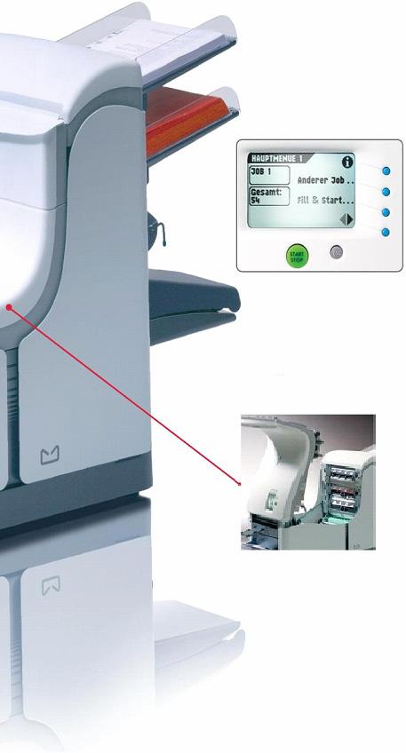 A kiszolgálói kényelembıl, a rugalmasságból és a biztonságos mőködésbıl adódó jelentıs elönyök Tölts és indíts (Fill&start) A fill&start automatikus üzemmód a gép kezelését szinte gyermekjátékká