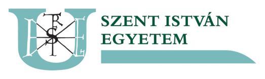 SZENT ISTVÁN EGYETEM Gödöllő GAZDÁLKODÁS ÉS SZERVEZÉSTUDOMÁNYOK DOKTORI ISKOLA DOKTORI (PhD) ÉRTEKEZÉS