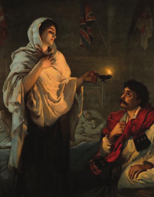 HIVATÁSUNK 2016/2. 27 Florence Nightingale, a betegápolás nagyasszonya Florence Nightingale, a lámpás asszony.