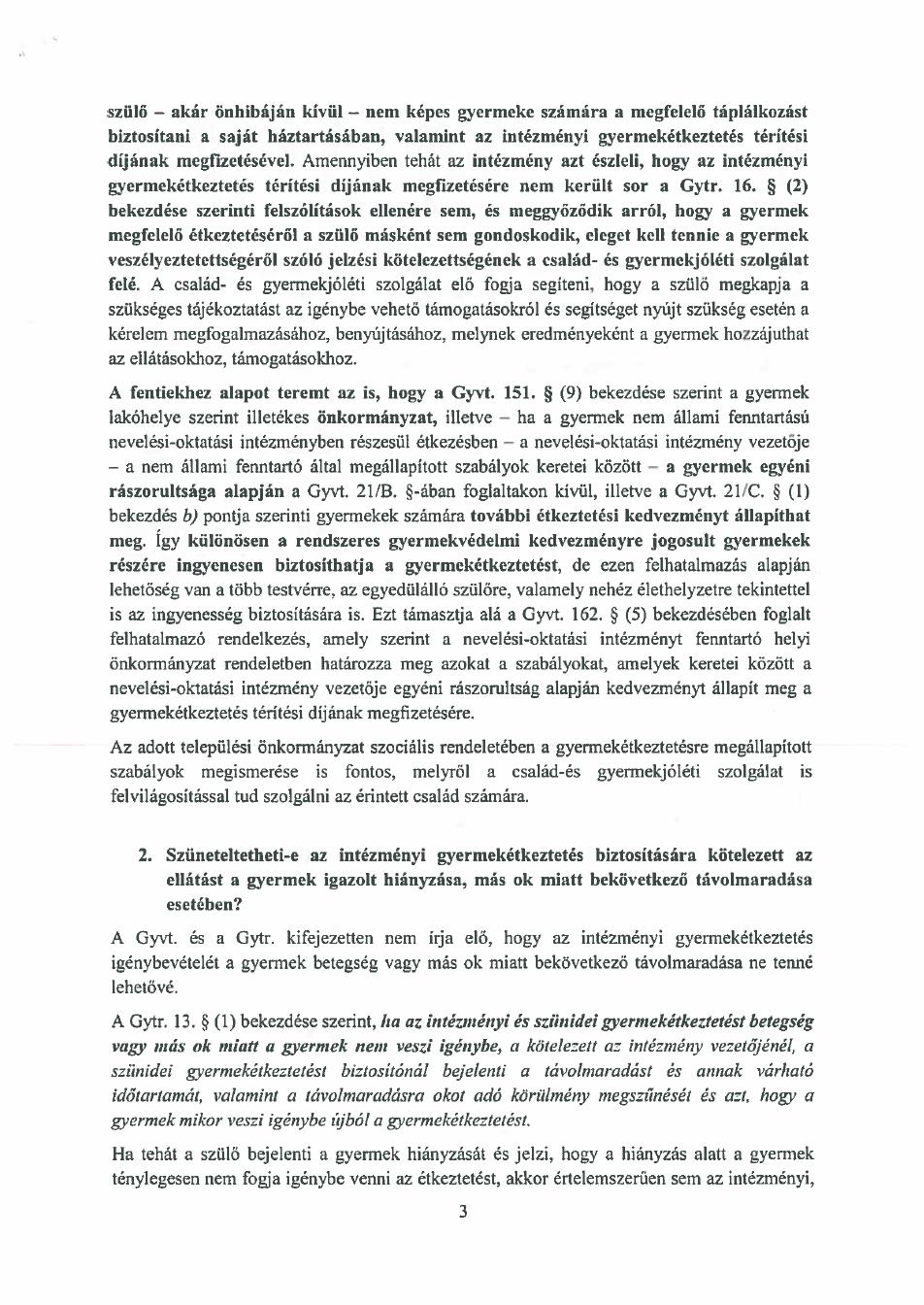 JOGI ÉS HATÓSÁGI FŐOSZTÁLY TÁJÉKOZTATÓI CSMKH