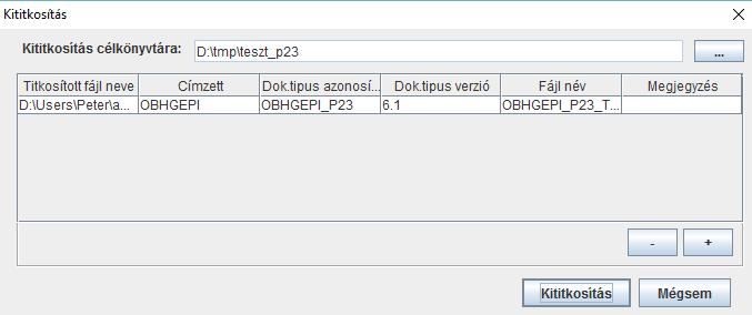 Rákattintunk a Kititkosítás gombra, majd kiválasztjuk a PGP kititkosító kulcsot.