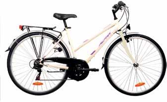 felni, acélváz és merev acélvilla, 6 sebességes Shimano