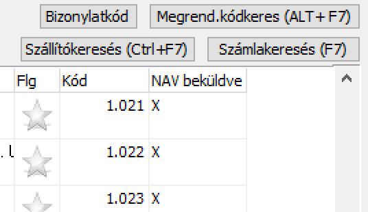 Alapból minden számla X értéket kap, de ha TESZT szerver adatokat töltöttünk ki, akkor július 1. előtt, legkésőbb pedig július 1. után a 100.
