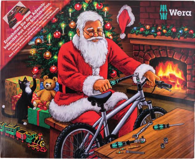 28 Szerelőszerszámok Szerszámkészlet 24 részes, Adventi kalendárium Kat.