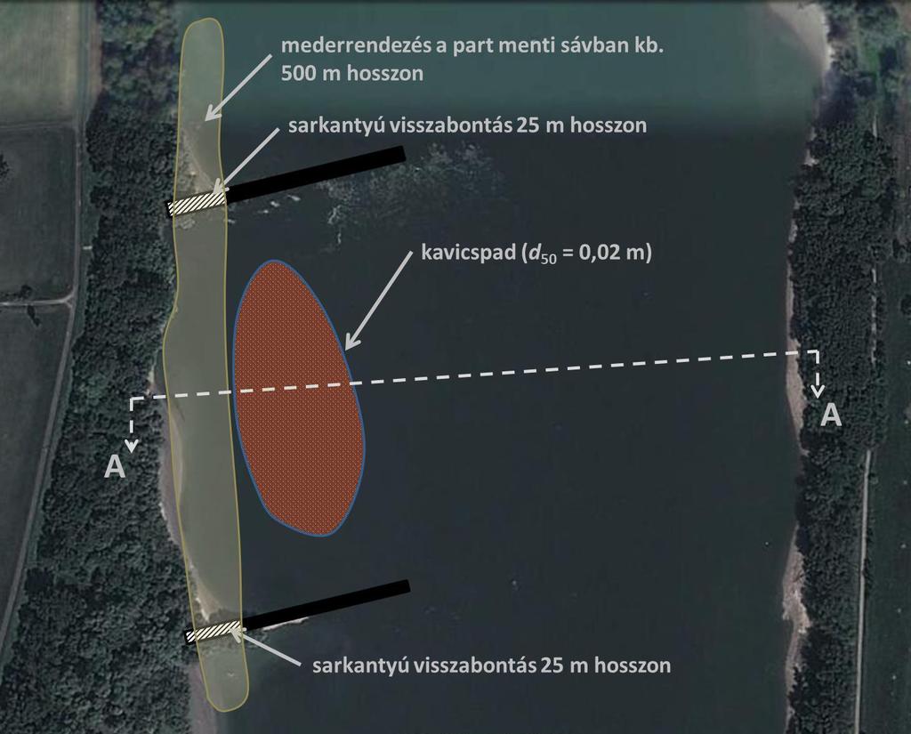 A számítógépes modell láthatóan jól reprodukálja a sebességnagyságokat az árvízi eseményre.