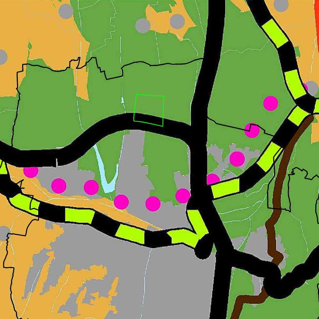 4. tervezett módosítás és a területrendezési tervek összhangjának vizsgálata Országos területrendezési terv Országos szerkezeti terv infrastruktúra hálózata