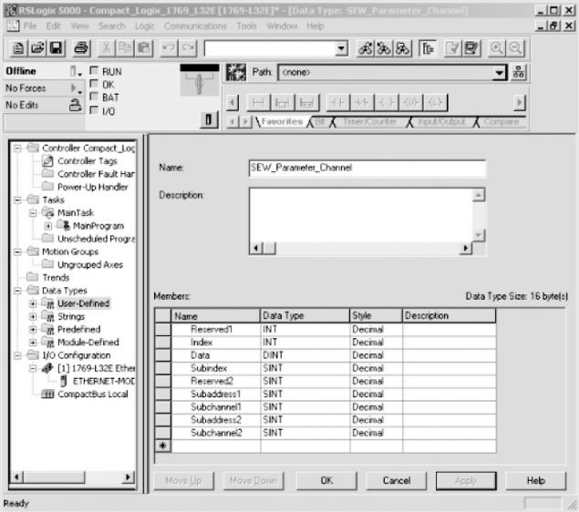 Tervezés, üzembe helyezés A master (EtherNet/IP scanner) tervezése 4 Paraméteradatcsere A MOVIDRIVE készülékparamétereihez a Register Object segítségével lehet hozzáférni.