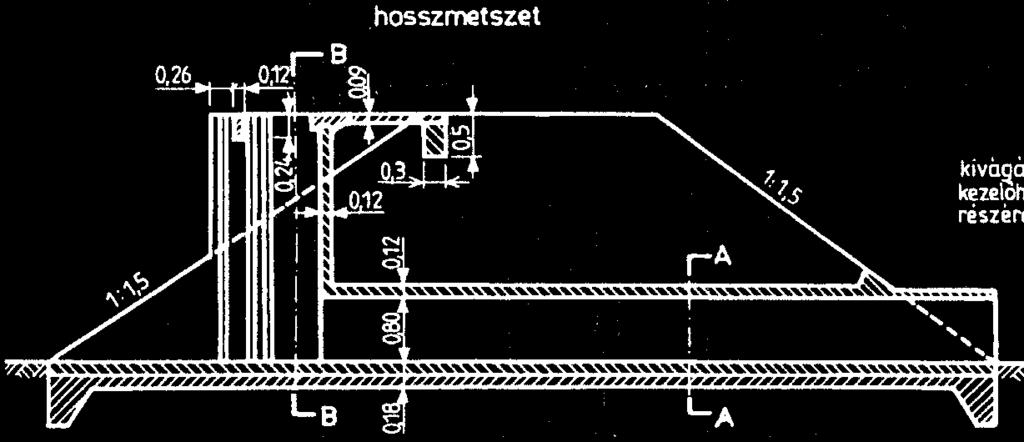 Barátzsilip egy vízszintes kör vagy négyszög keresztmetszetű vízszintes csővezetékből és egy a víz felőli oldalon levő, a víz felől nyitott 3 pár horonnyal ellátott aknából áll, amelyek a kétsoros