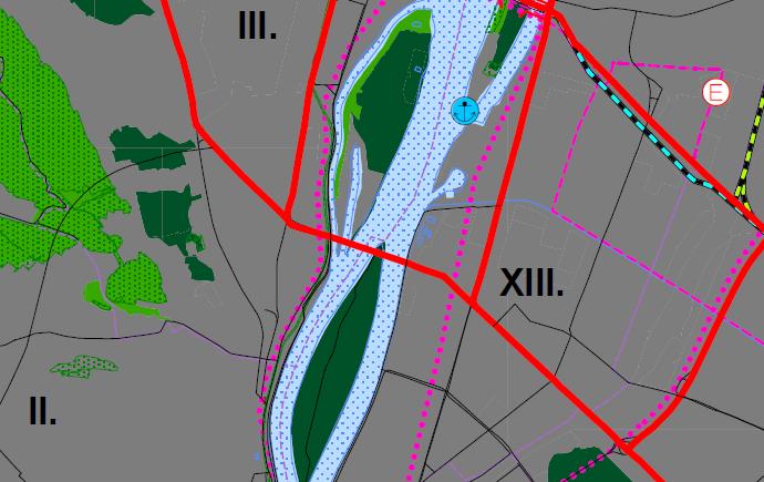 Az OTrT-vel összhangban a BATrT is tartalmazza az érintett főúthálózati és országos vasúti törzshálózati elemeket.